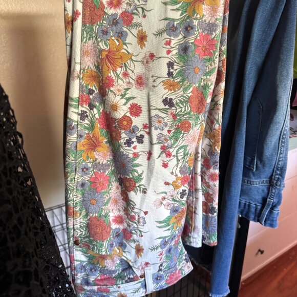 Wrangler Westward 626 Women's Floral Print High Waist Bootcut Jeans Size 32x32 - Picture 2 of 9